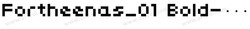 Fortheenas_01 Bold字体转换